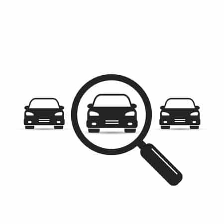 Logo recherche de voiture