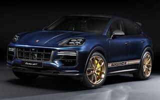 Porsche Cayenne Coupé GT Turbo bleu