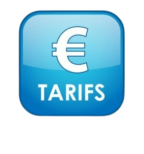 Logo tarifs 2024 des prestations