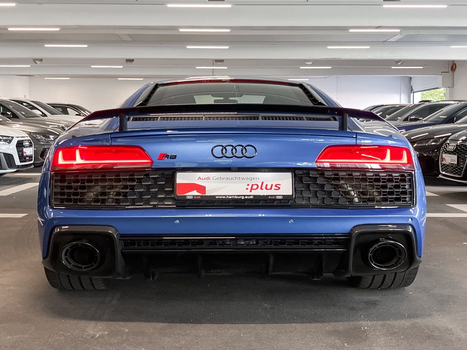 Audi R8 V10 Bleue Import Audi Allemagne