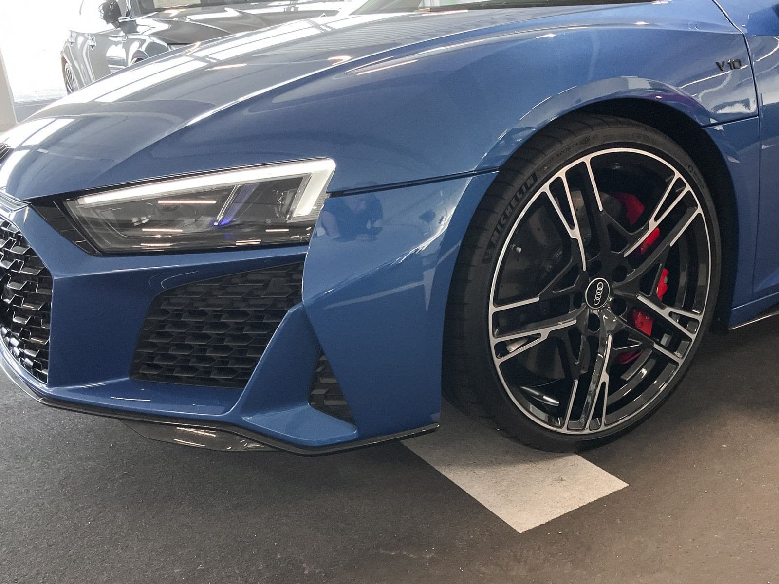 Audi R8 V10 Bleue Import Audi Allemagne