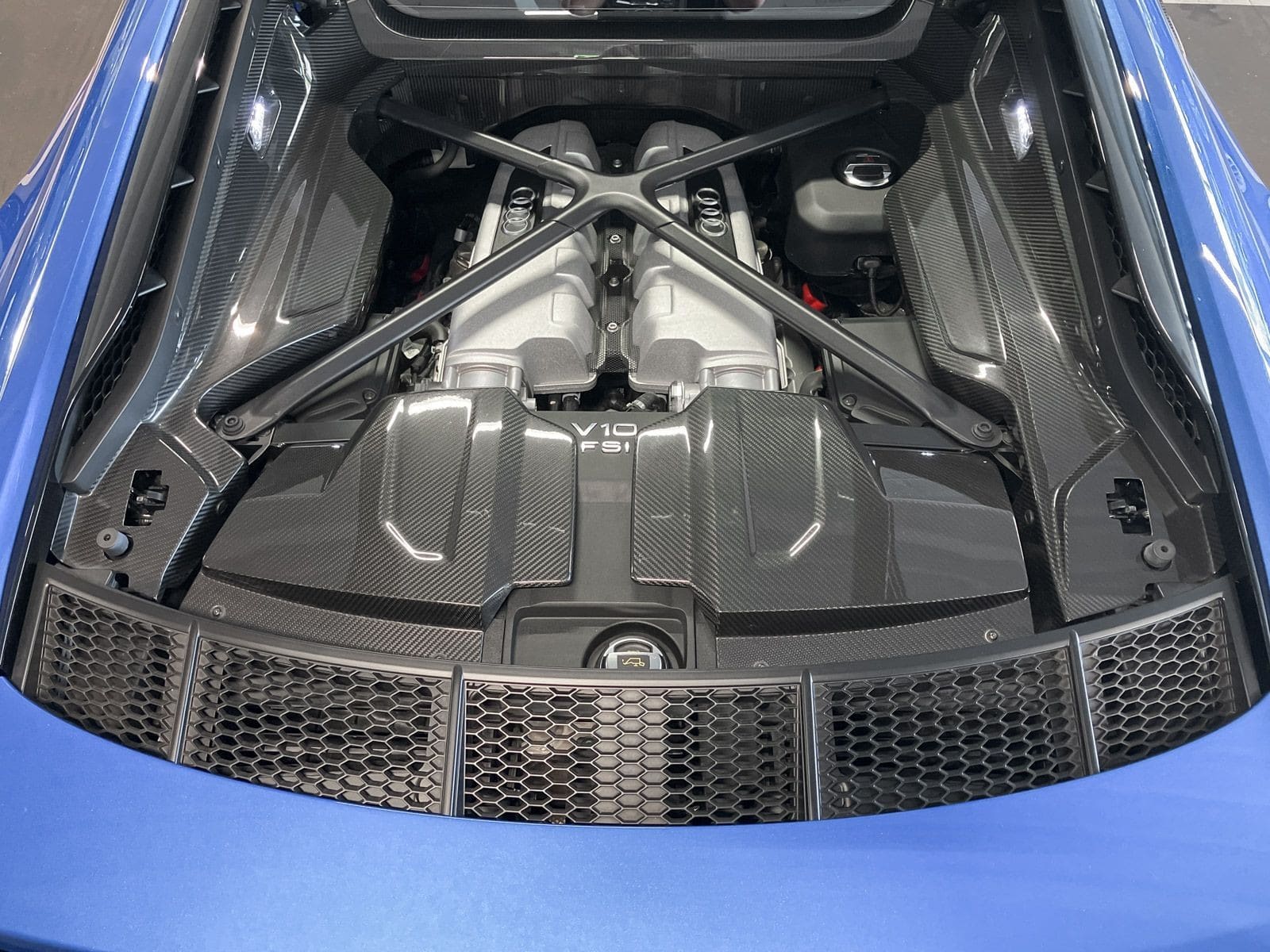 Audi R8 V10 Bleue Import Audi Allemagne