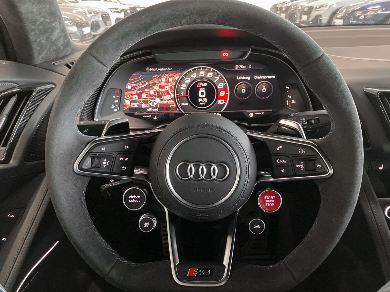 Audi R8 V10 Bleue Import Audi Allemagne