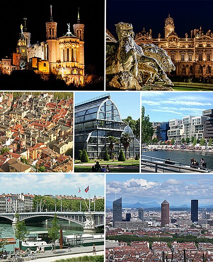 Photo ville de Lyon source Wikipedia