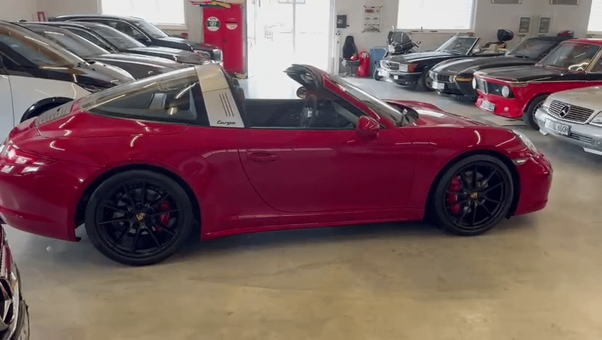 Porsche 911 type 991.1 4GTS TARGA Rouge indien Import Allemagne