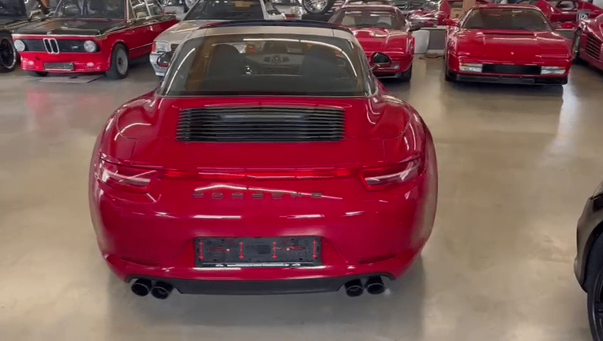 Porsche 911 type 991.1 4GTS TARGA Rouge indien Import Allemagne