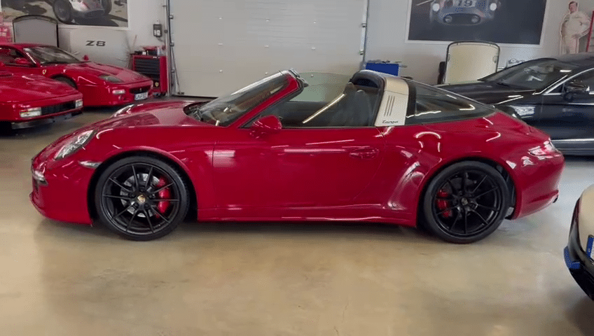 Porsche 911 type 991.1 4GTS TARGA Rouge indien Import Allemagne