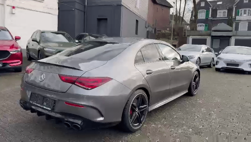 Mercedes-Benz CLA 45 S AMG grise 2020 en Importation Mercedes Allemagne