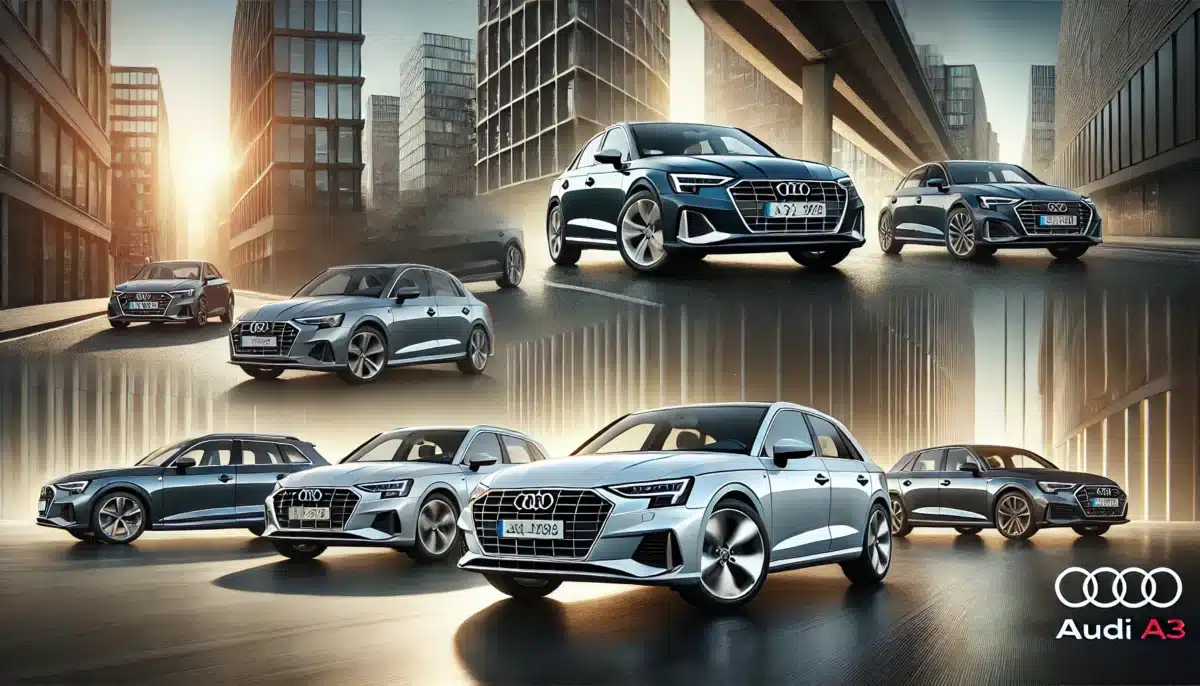 Gamme Audi A3 de différentes couleurs et motorisations en Importation sécurisée