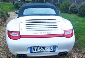 Porsche 911 997 4S CAB PDK blanche Import Allemagne