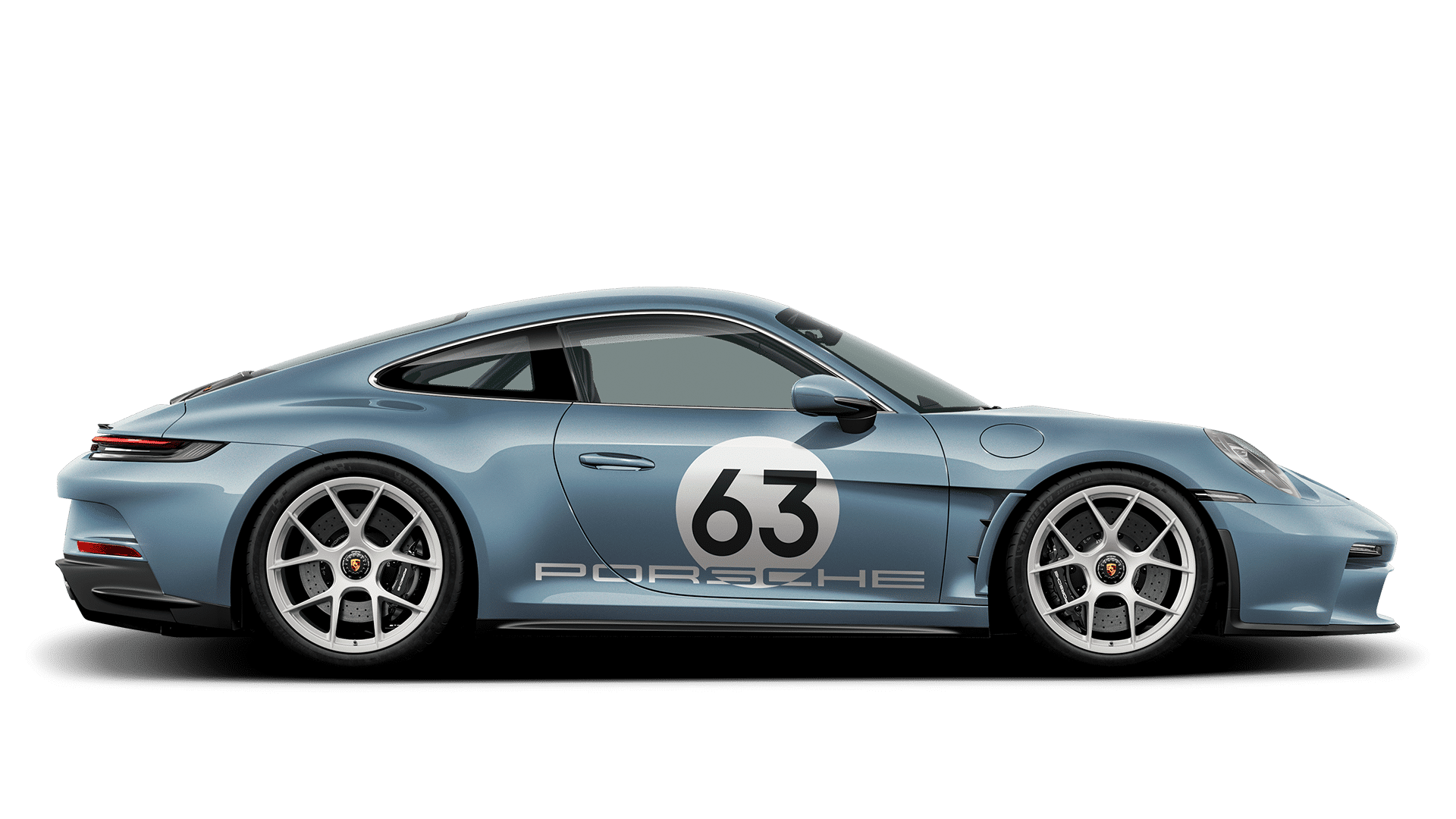 Porsche 911 992 S/T Phase 2 en Allemagne bleu clair modèle unique