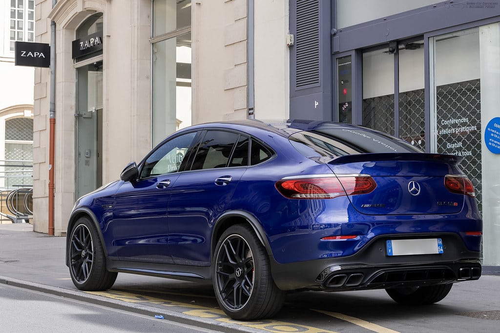 Mercedes GLC Coupé Allemagne bleu