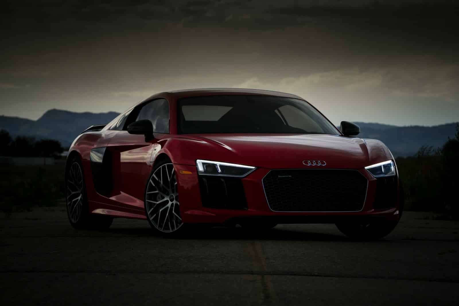 Audi R8 V10 coupé rouge en Importation Allemagne