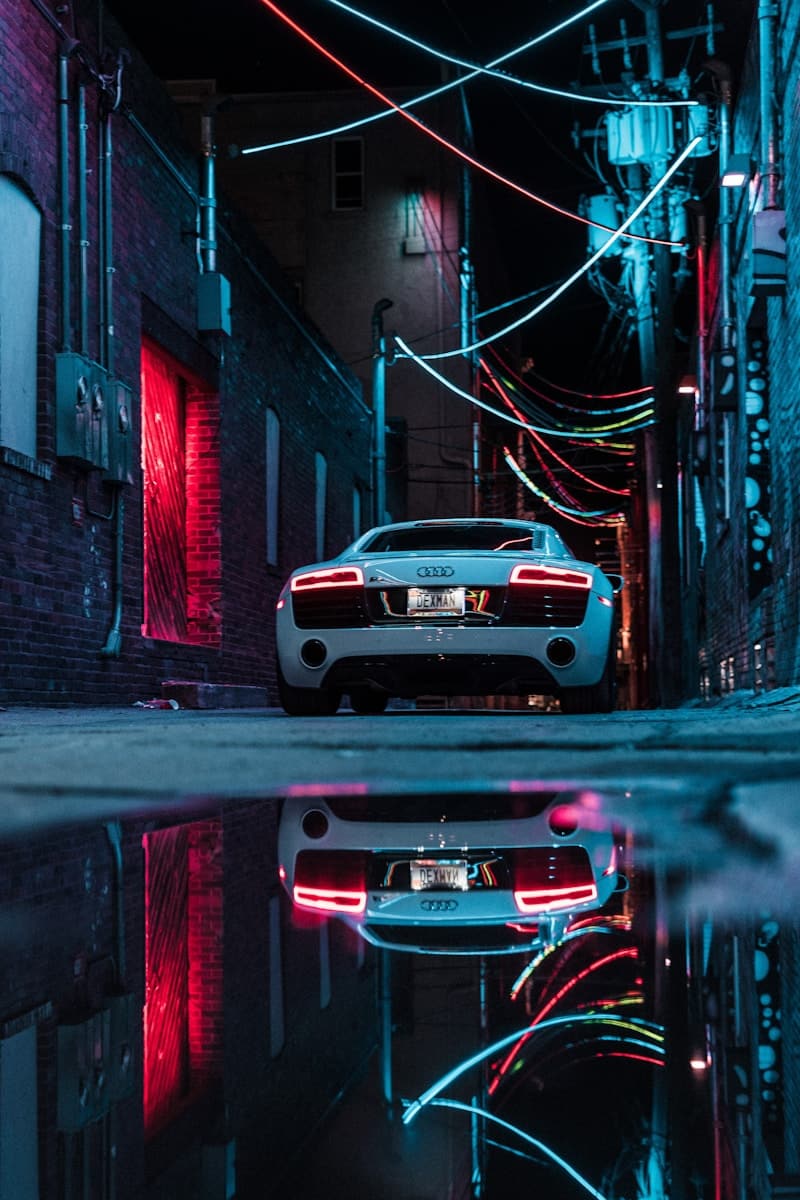 Audi R8 V10 blanche en Importation Allemagne