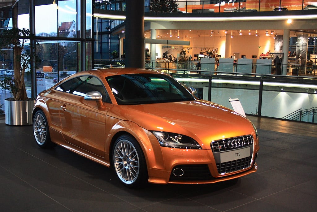 Audi TT occasion en importation Allemagne couleur or
