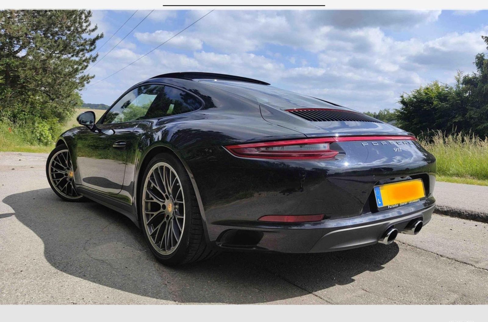 Porsche 911 type 991 phase 2 Carrera 4S PDK full black Import Luxembourg