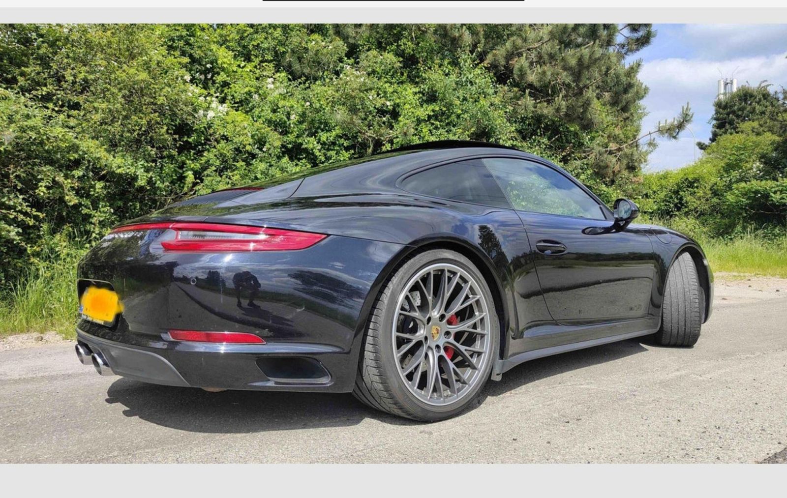 Porsche 911 type 991 phase 2 Carrera 4S PDK full black Import Luxembourg