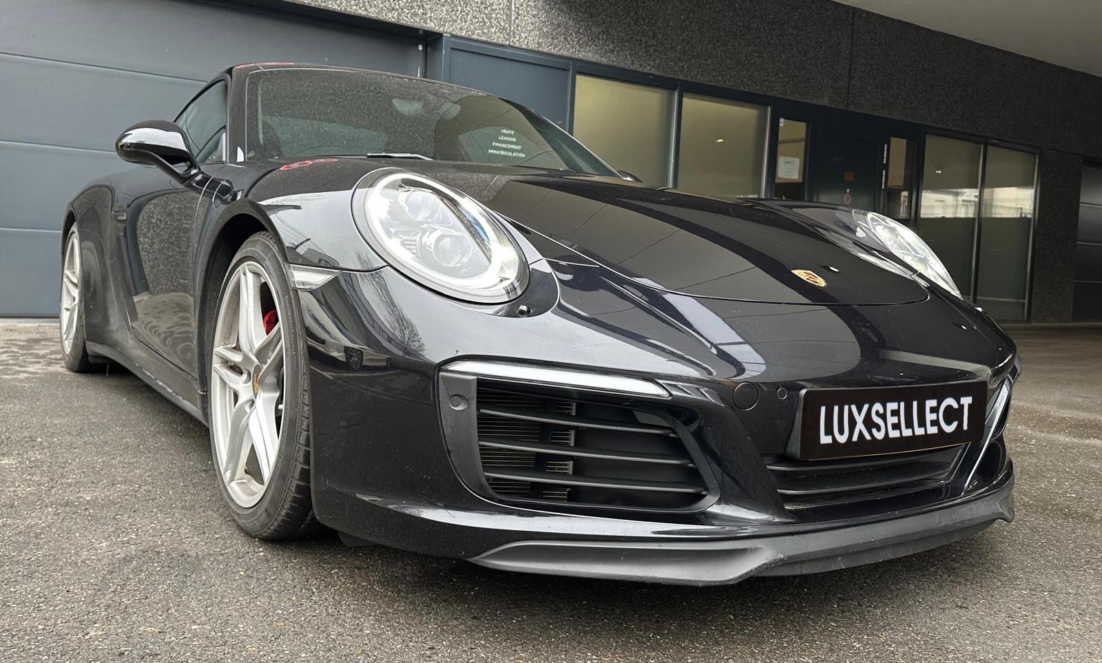 Porsche 911 type 991 phase 2 Carrera 4S PDK 420ch noire intérieur expresso occasion Allemagne