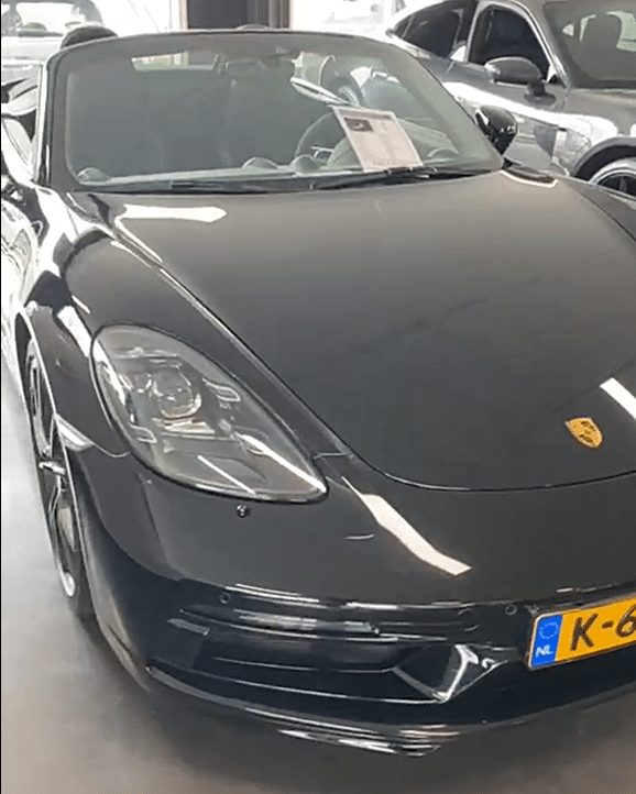 Porsche 718 Boxster GTS Noir Importation Pays-Bas