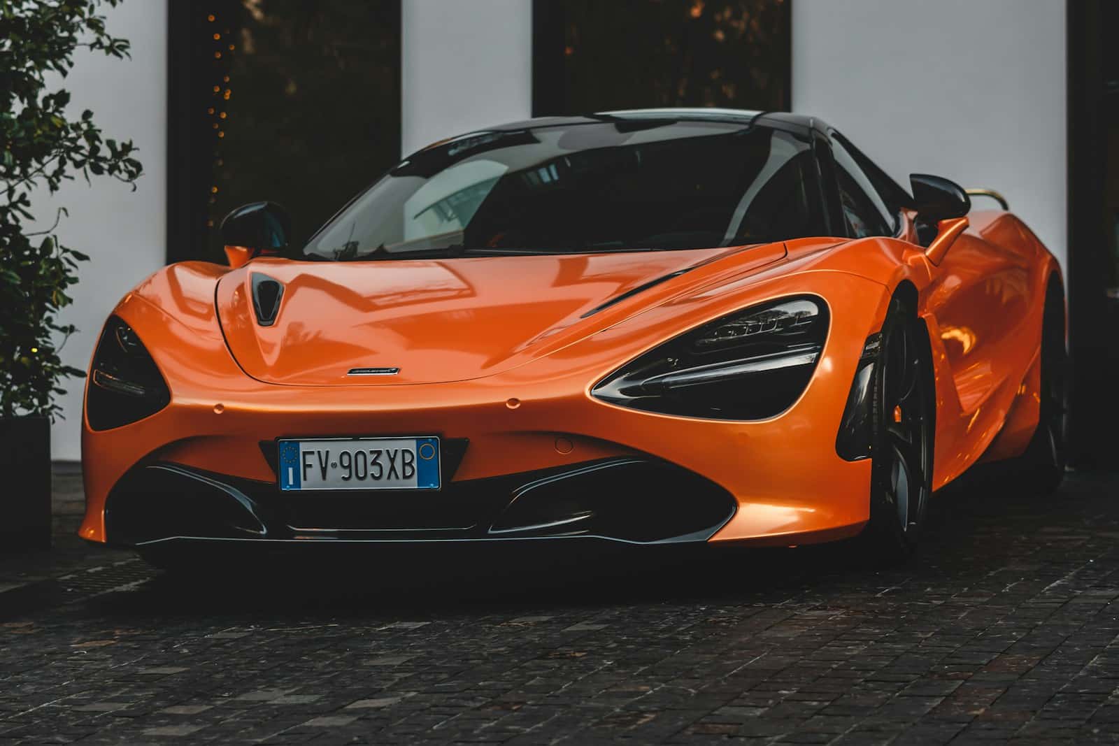Orange McLaren coupe importation