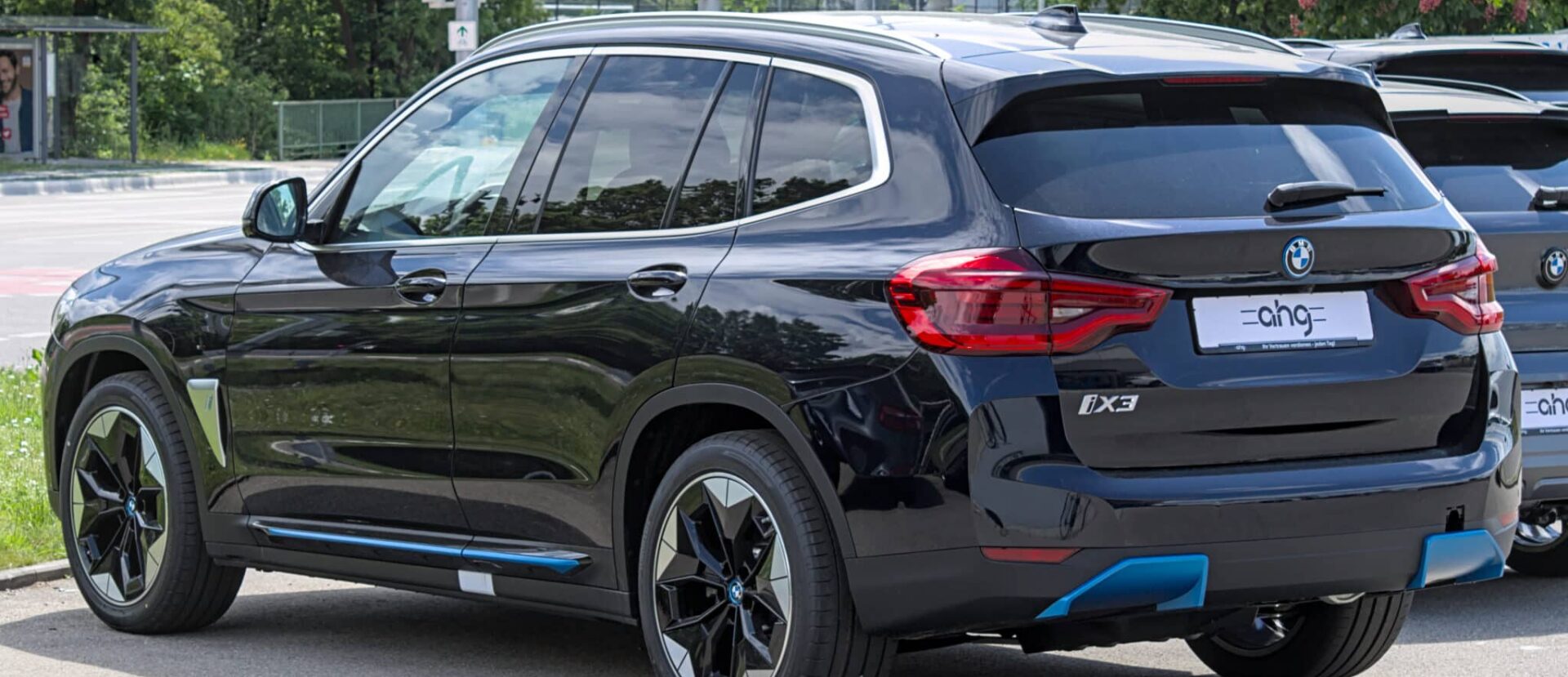 BMW iX3 couleur noir full black intérieur cuir Véhicule électrique Import