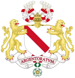 Blason de la ville de Strasbourg rouge et or