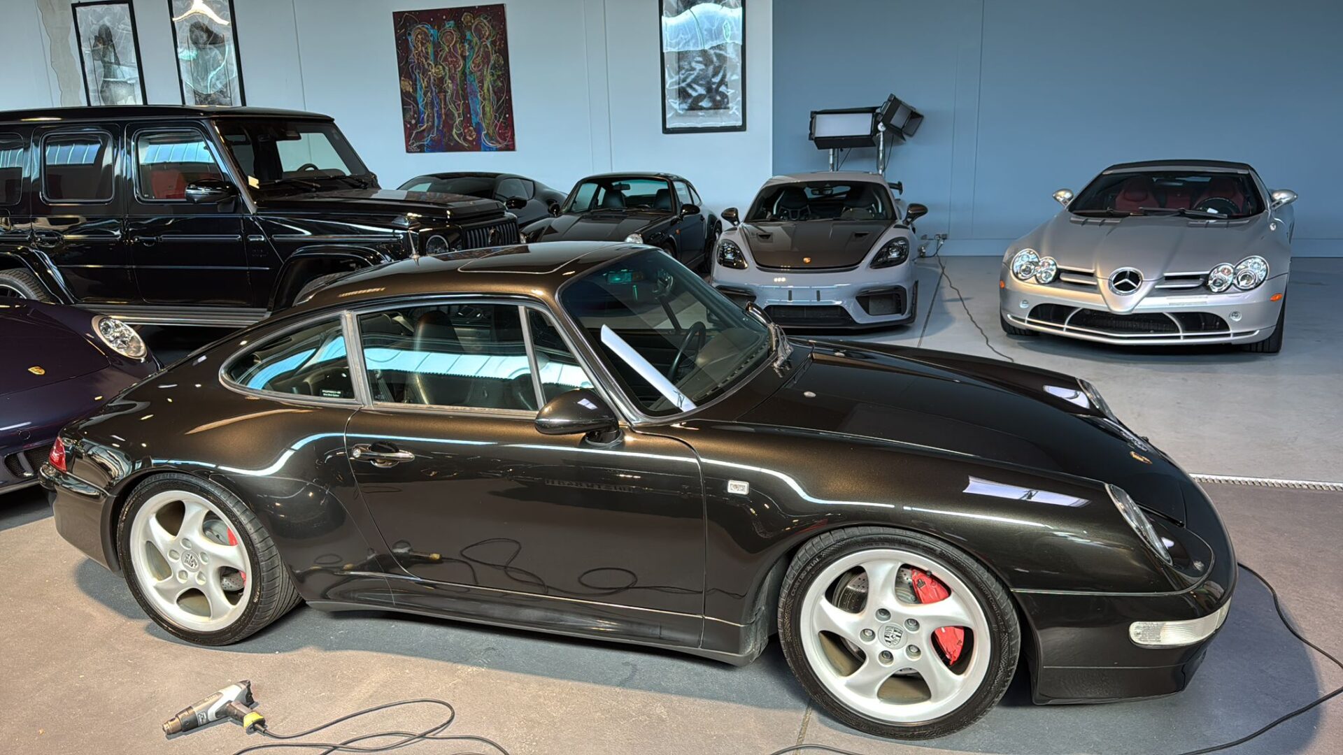 Porsche 911 993 4S X51 Noir sièges sport Import Allemagne