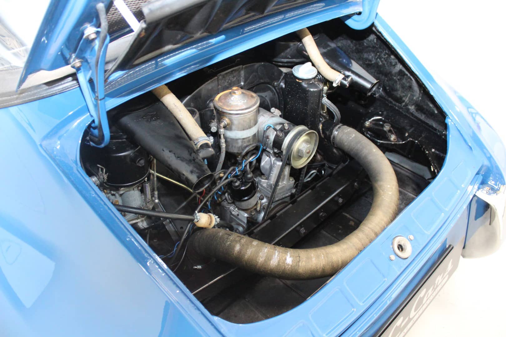 Import Danemark Porsche 912 Targa SWT bleu restaurée origine