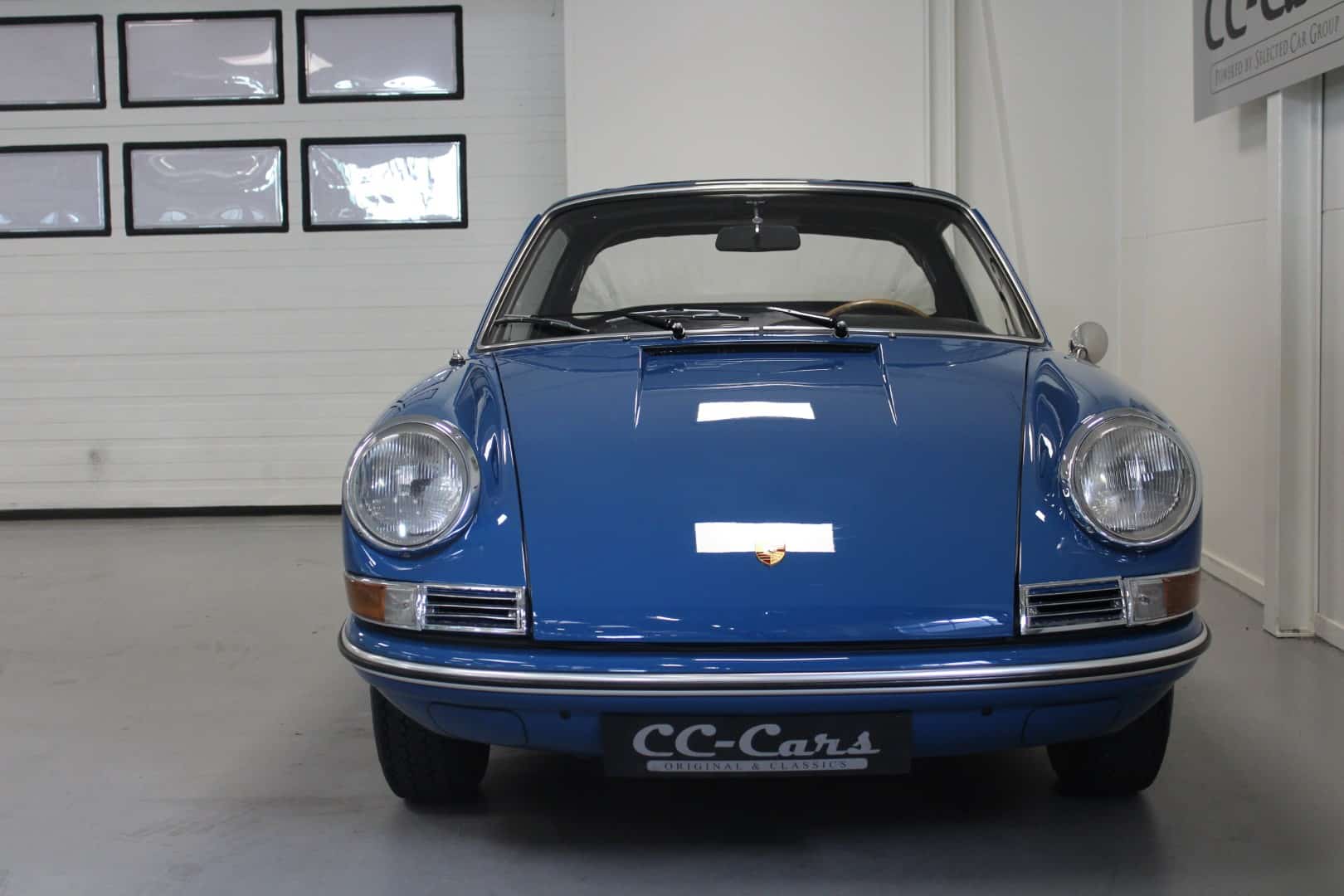Import Danemark Porsche 912 Targa SWT bleu restaurée origine