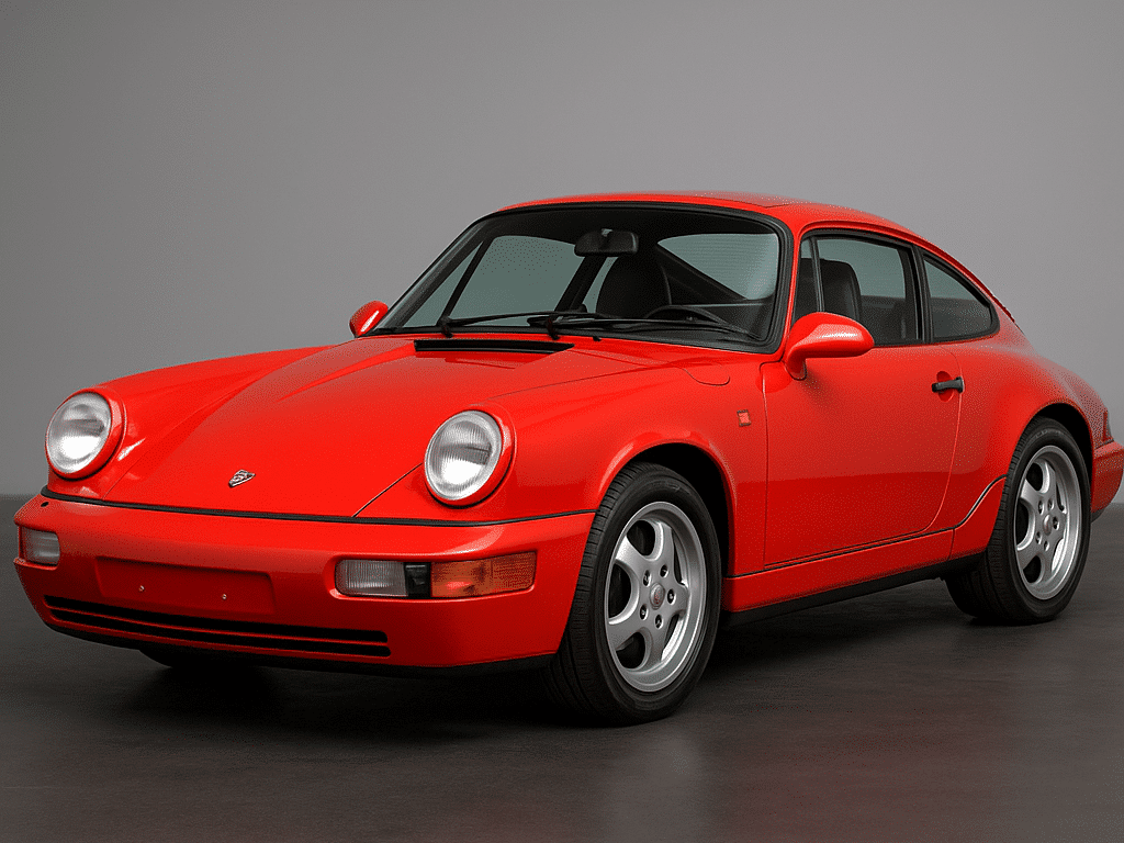 Porsche 911 964 rouge