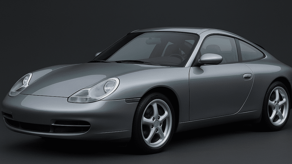 Porsche 911 996 grise