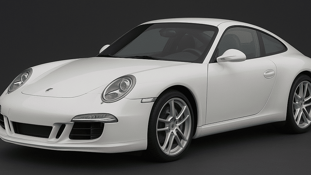 Porsche 911 991 blanche