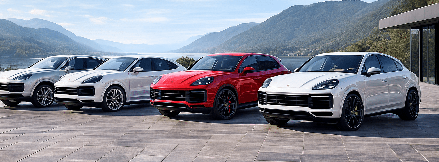 Gamme Porsche Cayenne Allemagne en occasion - blanc, gris, rouge