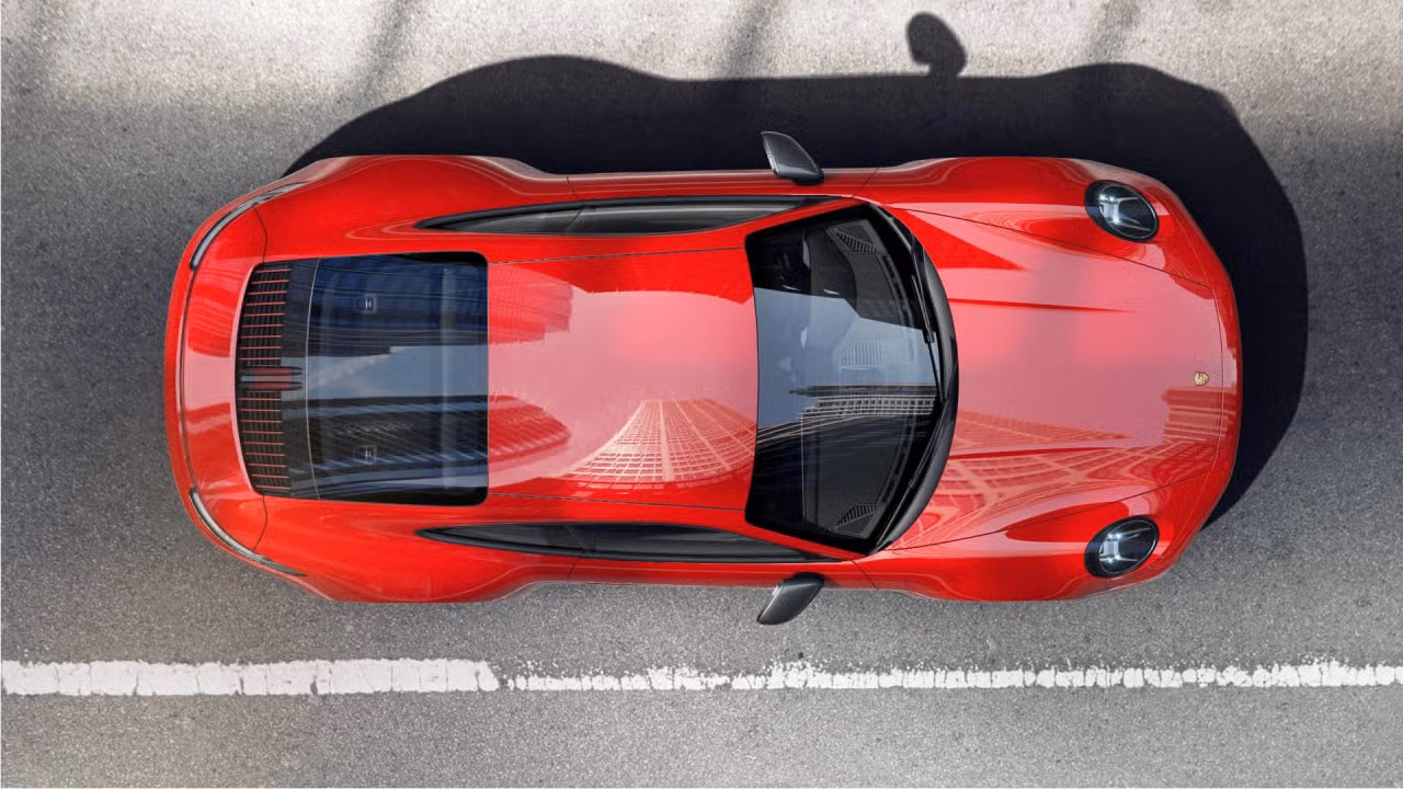 Porsche 911 Carrera T Allemagne couleur rouge