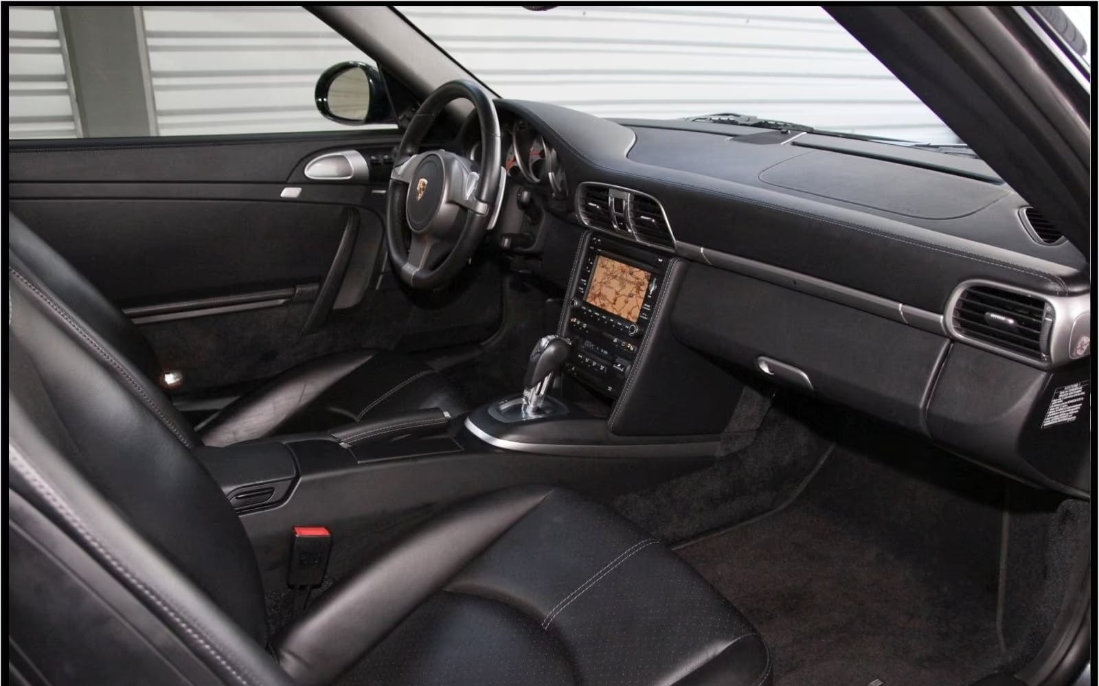 Porsche 911 997.2 PDK 500ch gris atlas métallisé cuir étendu noir