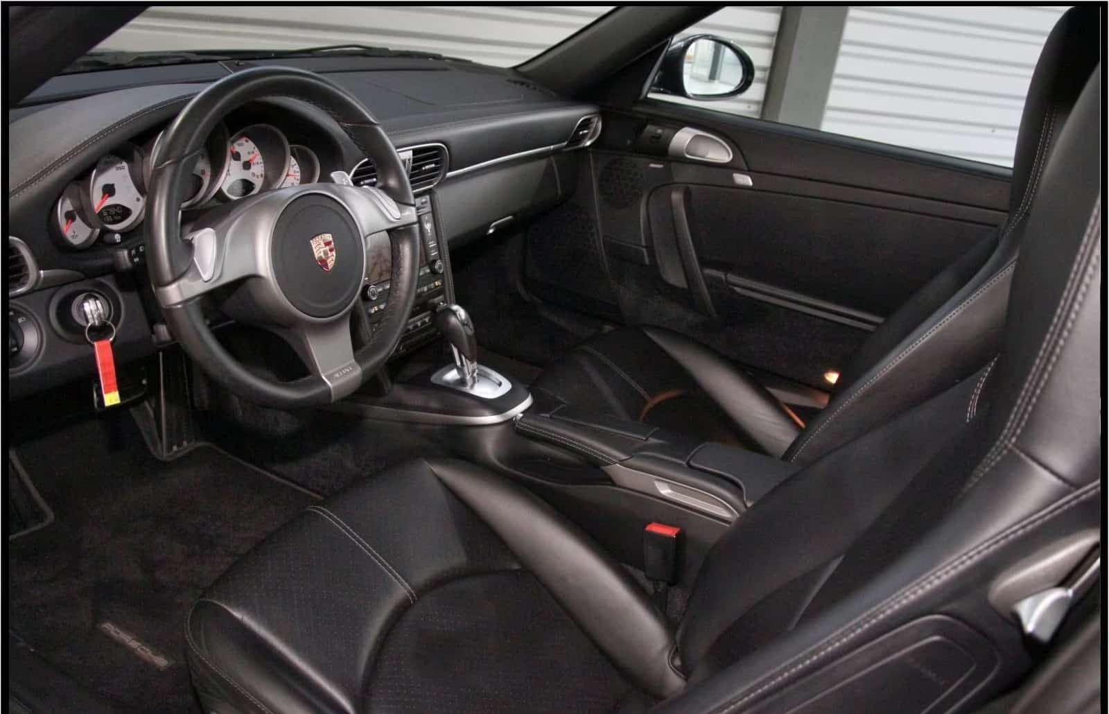 Porsche 911 997.2 PDK 500ch gris atlas métallisé cuir étendu noir