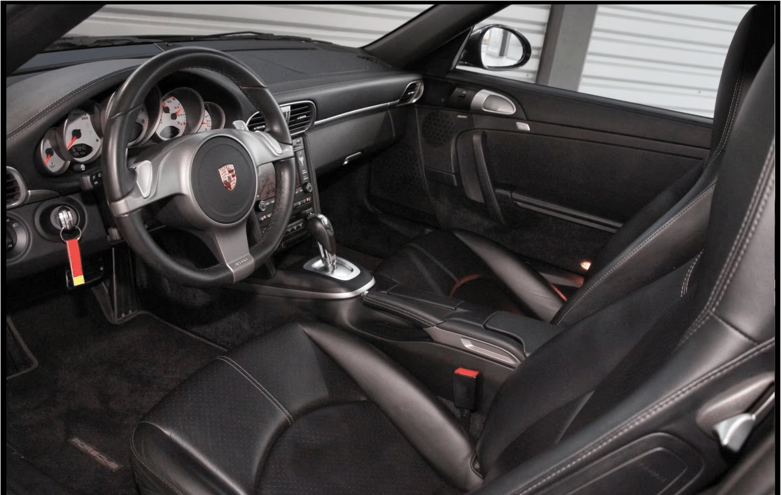 Porsche 911 997.2 PDK 500ch gris atlas métallisé cuir étendu noir