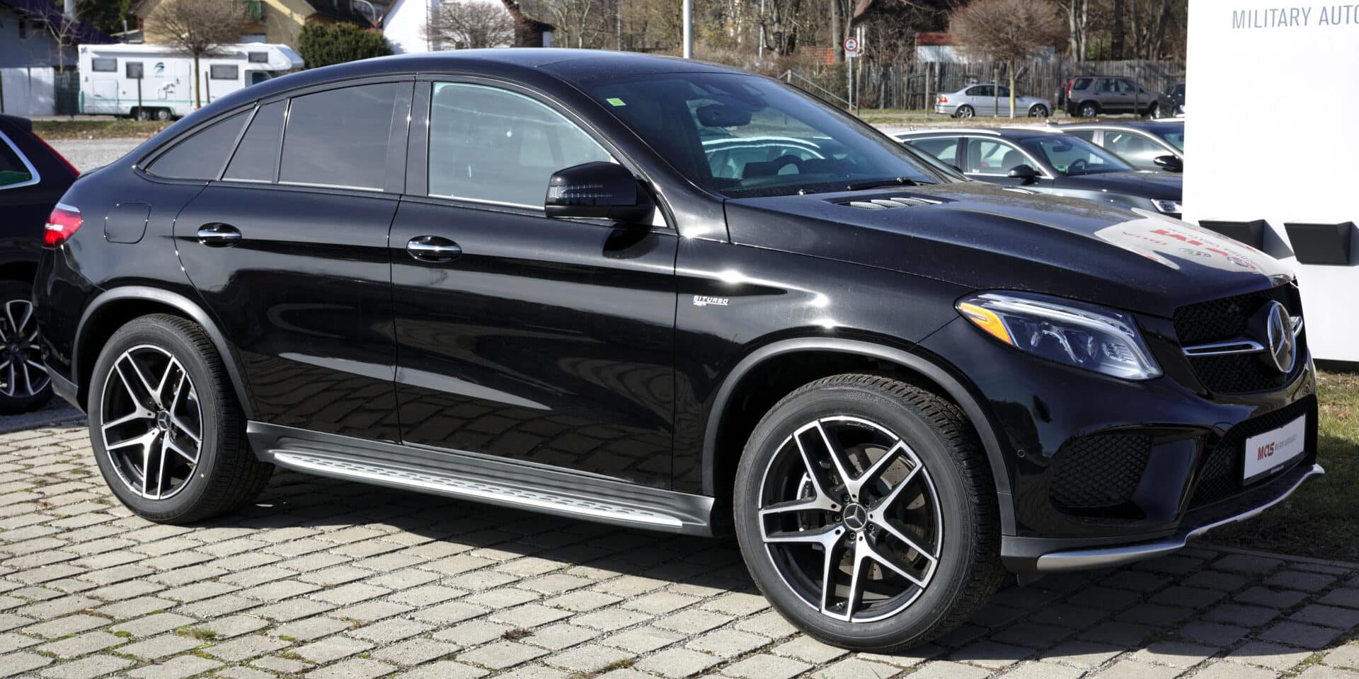 Mercedes GLE coupé 300 de noire Import Allemagne