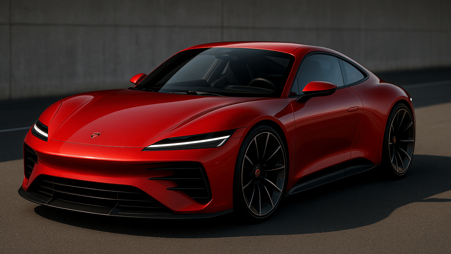 Simulation IA Nouvelle Porsche 911 2028 type 994 Allemagne