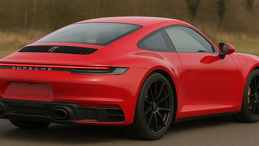 Simulation IA Nouvelle Porsche 911 2028 type 994 Allemagne