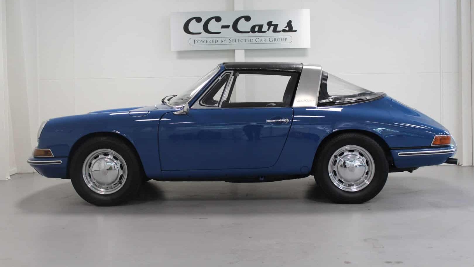 Import Danemark Porsche 912 Targa SWT bleu restaurée origine