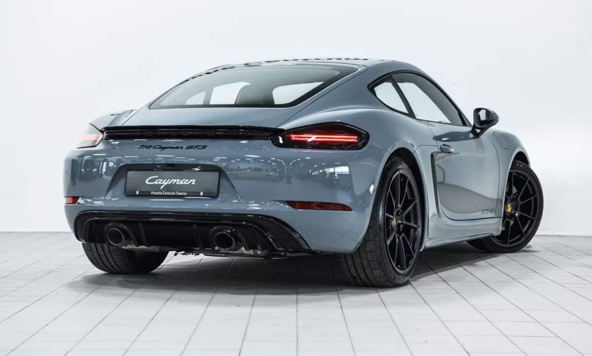 Porsche Boxster 718 GTS 4.0 gris artic Allemagne AR