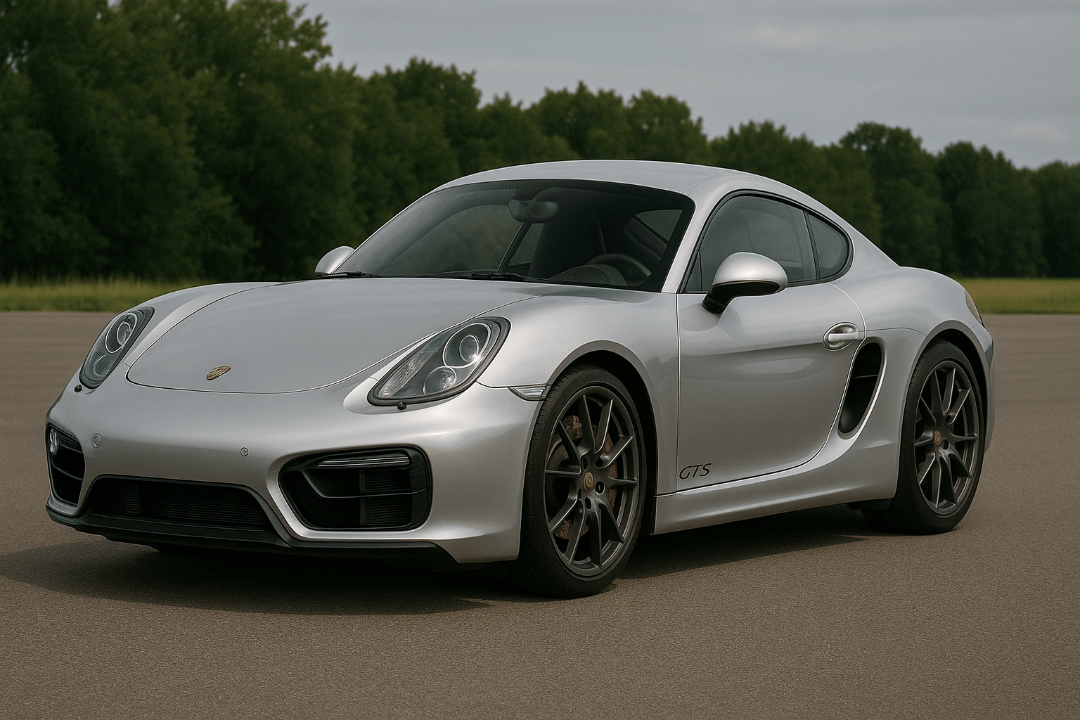 Porsche Cayman 987 gris souris jantes noires
