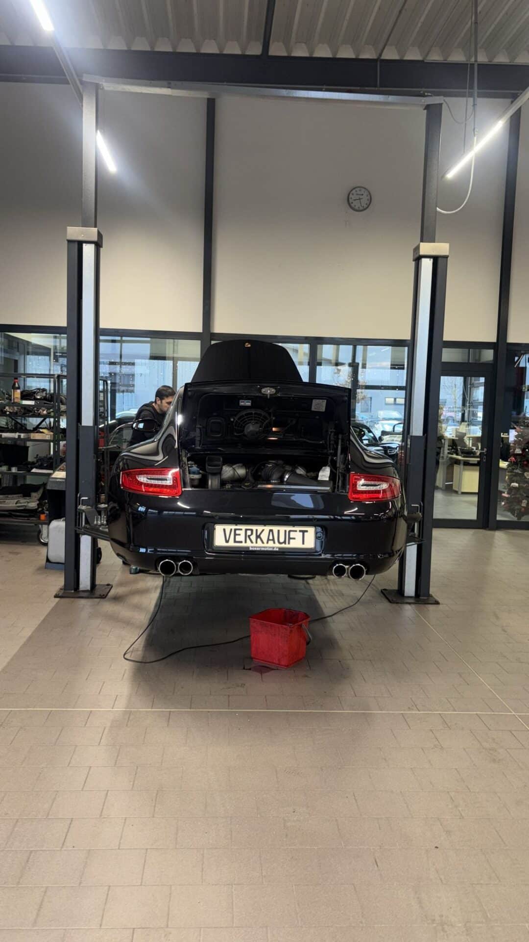 Porsche 911 997 phase 1 S Tiptro noir cuir beige en entretien