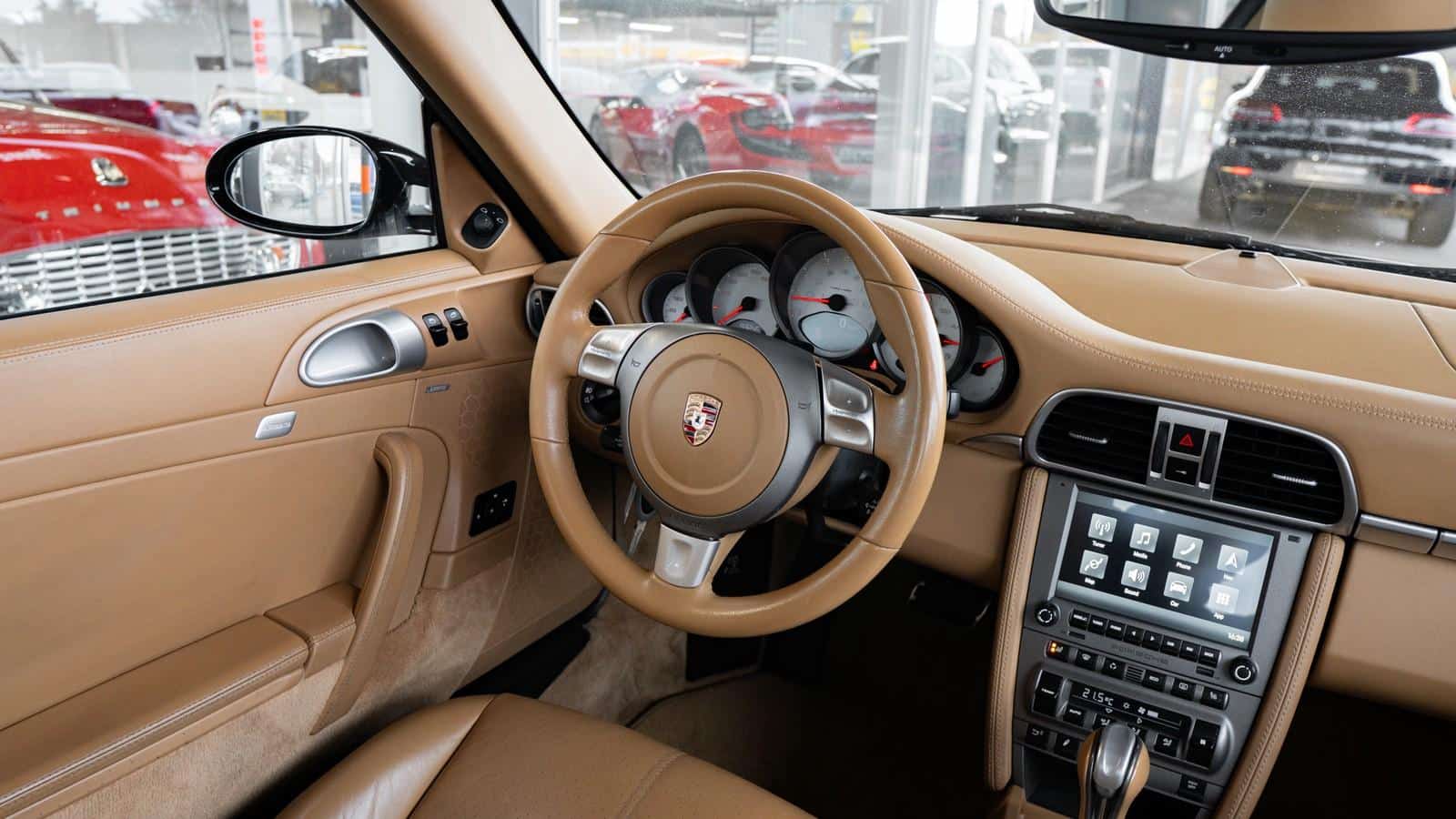 Porsche 911 997 phase 1 S Tiptronic Noir intérieur cuir beige
