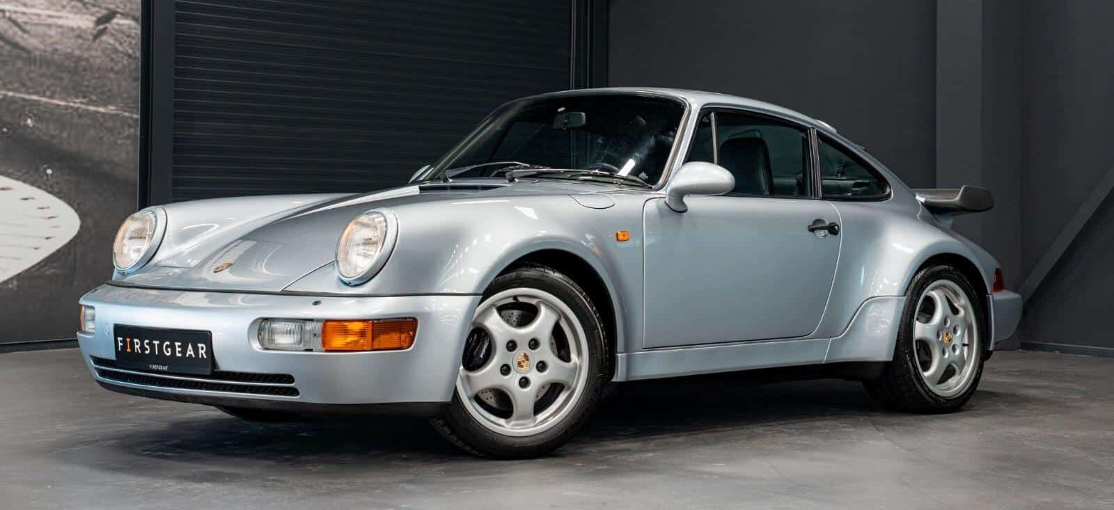 Porsche 911 964 Turbo 3.3 gris acier