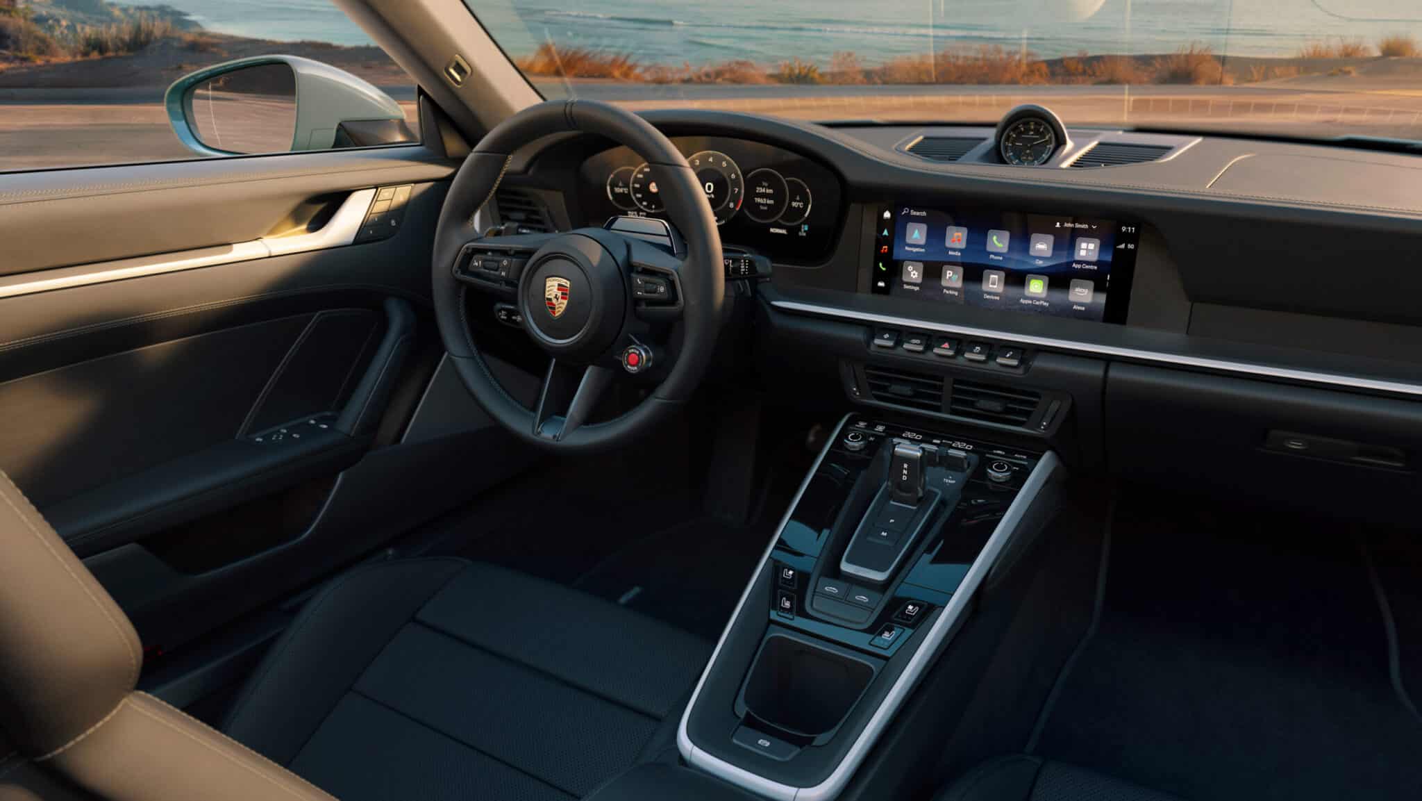 Porsche 992.2 4S Cab poste de conduite et écran PCM
