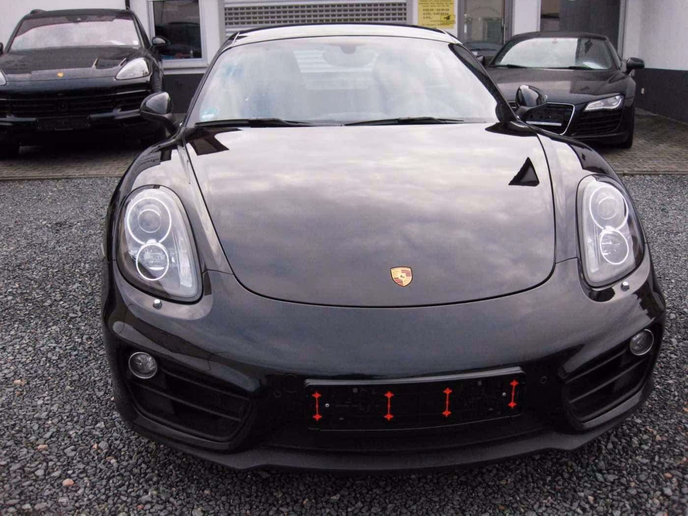 Porsche Cayman 981 black edition face avant feux bi-xenon