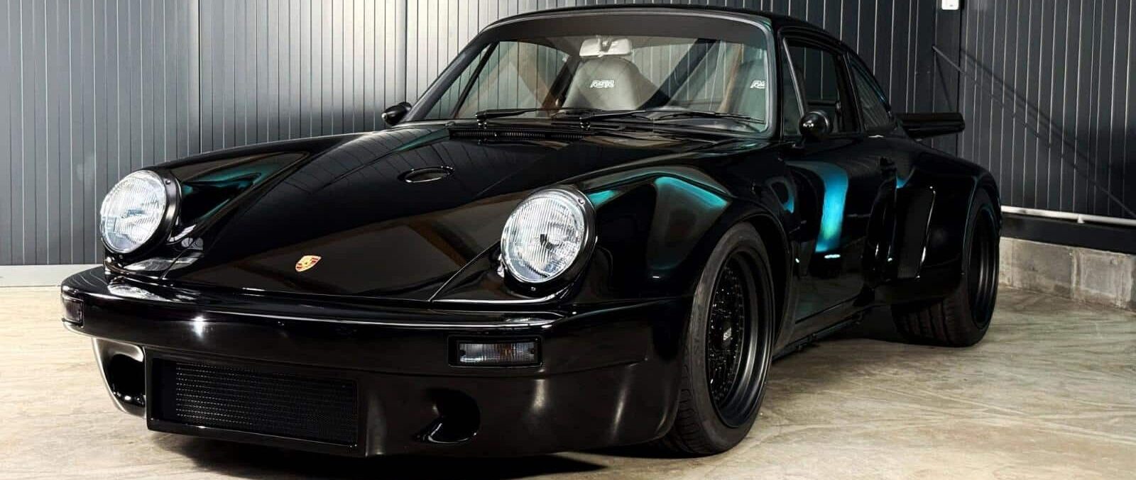 Porsche 911 964 RS Allemagne noire face avant