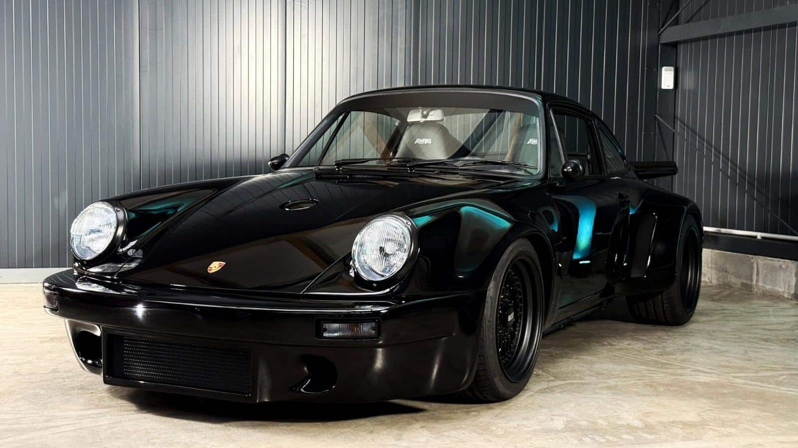 Porsche 911 964 RS Allemagne noire face avant